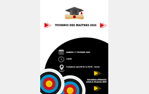Tournoi des Maîtres de l'ASFAS Tir à l'arc 2025