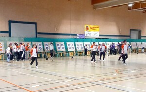 Retour des cibles dimanche ; on voit bien le maillot du club !